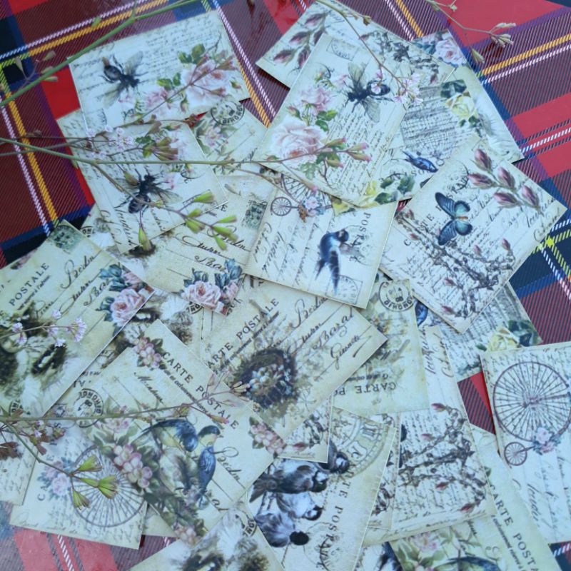 

20 pcs sticker postcard part.2 for jurnal