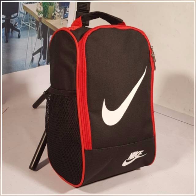 Tempat sepatu tas sepatu nike just do it merah/Sling Bag Tas Sepatu Futsal / Bola Nike - Merah