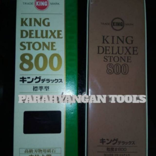 Batu asah pisau golok grade 800 batu asah king deluxe stone madein JAPAN