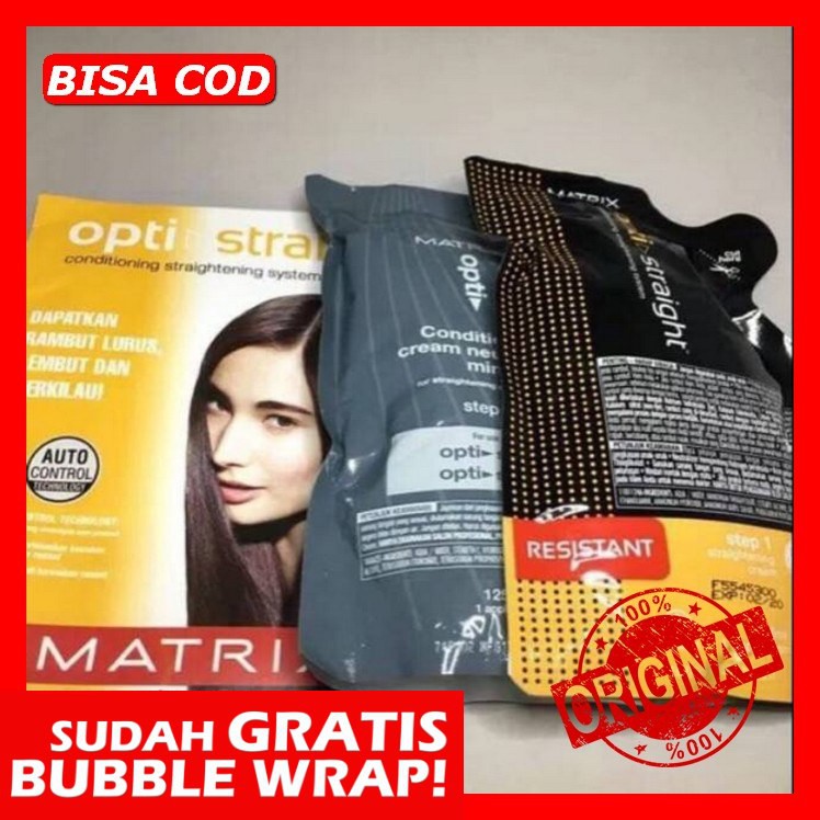PROMO..!! MATRIX OPTI STRAIGHT REBONDING PELURUS RAMBUT / OBAT SMOTHING/LURUS PERMANEN[100%ORIGINAL]