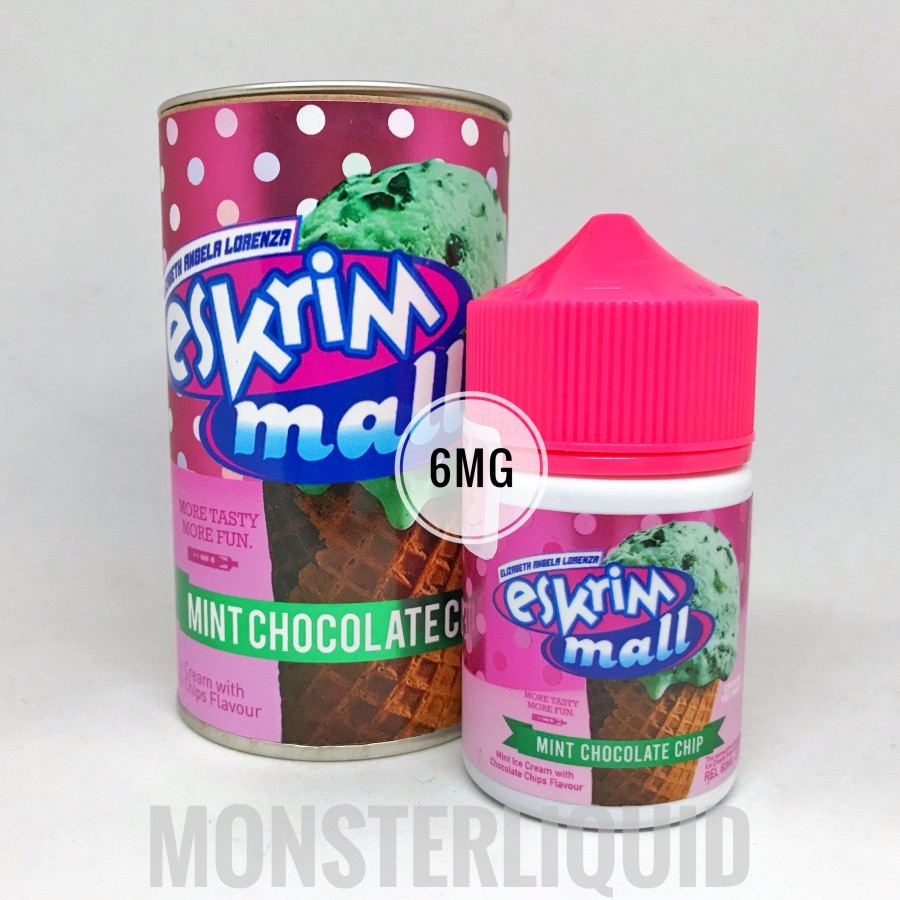 ESKRIM MALL V1 MINT CHOCOLATE CHIP BY PLATINUM 6MG 60ML ES KRIM