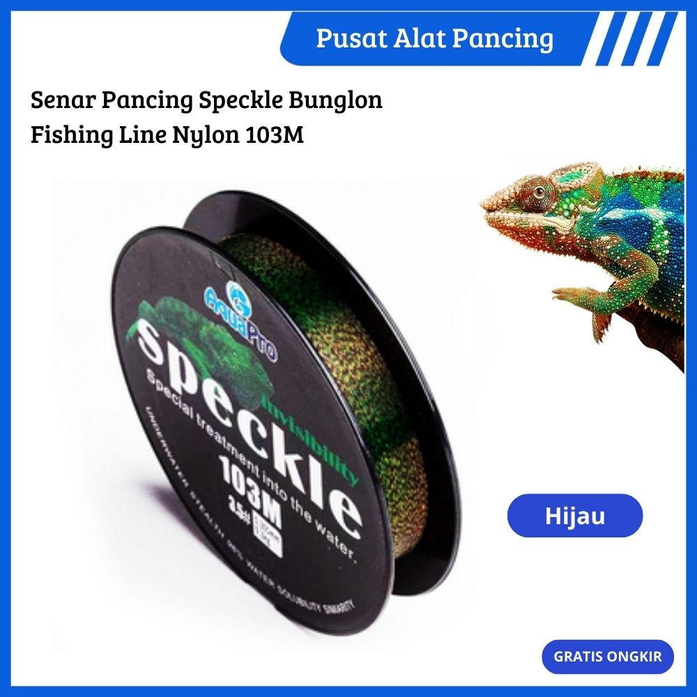 Senar Pancing Ikan Line Fishing Speckle Bunglon Senar Pancing Nilon 103M Senar Titik Tak Terlihat Garis Invisible Line Nylon