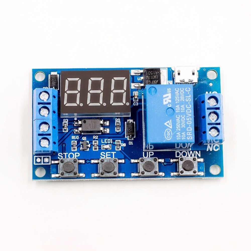 TDR MODULE 6-30V RELAY MODULE SWITCH TRIGGER TIME DELAY CIRCUIT