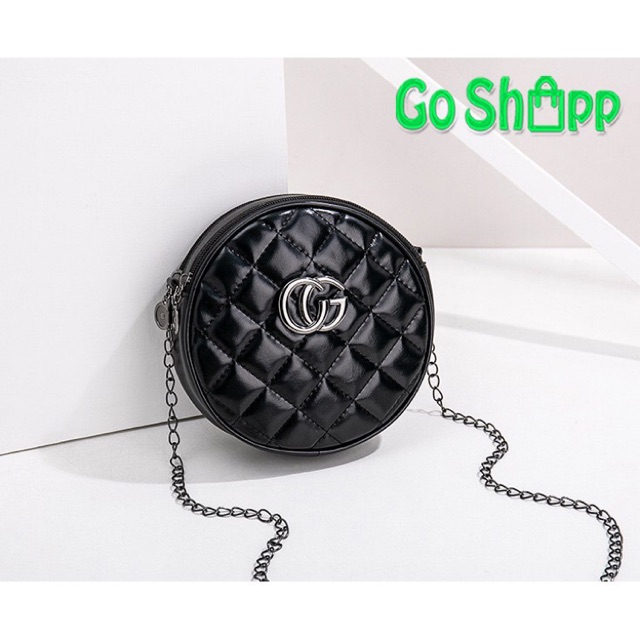 Tas Selempang Bulat CG 2 Sleting - Tas Wanita Import - Tas Wanita Fashion Korea Import Murah [TB04]