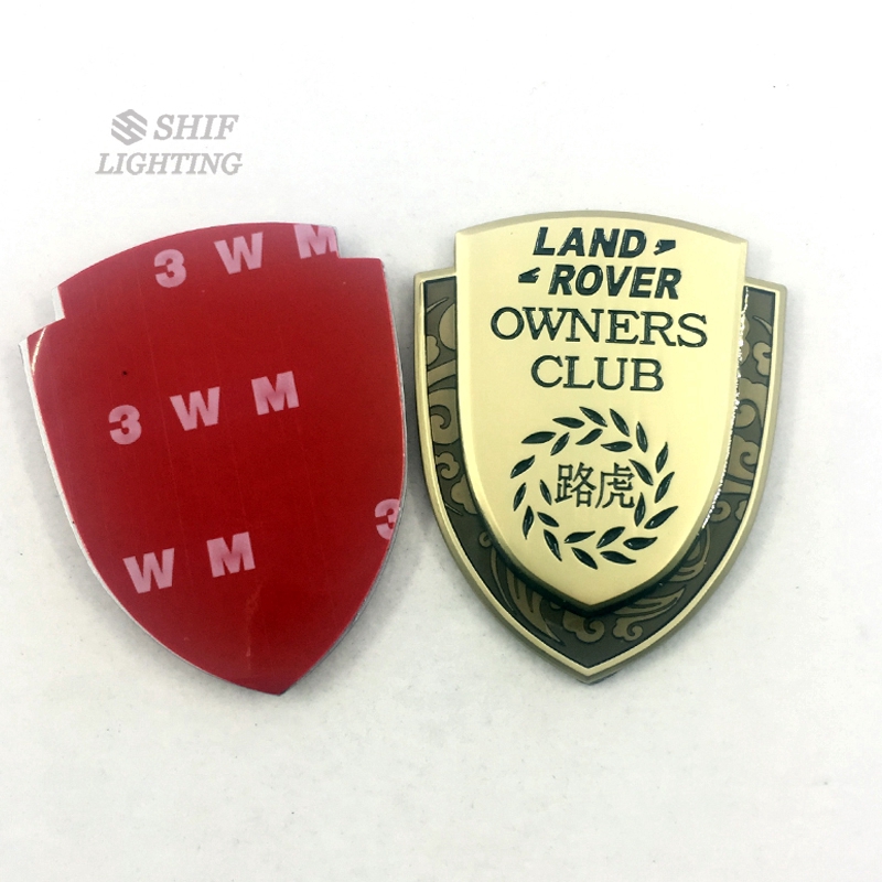 1x Metal LAND ROVER OWNERS Club Logo Car Side Fender Emblem Badge Sticker Decal Range Rover