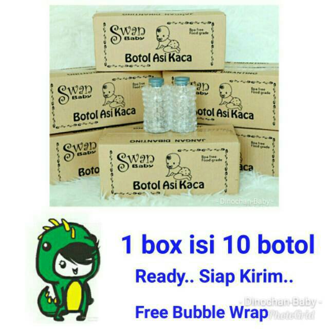 Botol Asi Kaca 100ml - Botol Kaca Asi 100ml Swan