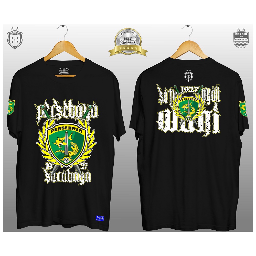 Kaos persebaya surabaya 1927 / kaos persebaya nyali wani / kaos distro persebaya / kaos persebaya untuk pria dan wanita / kaos originalblueskill