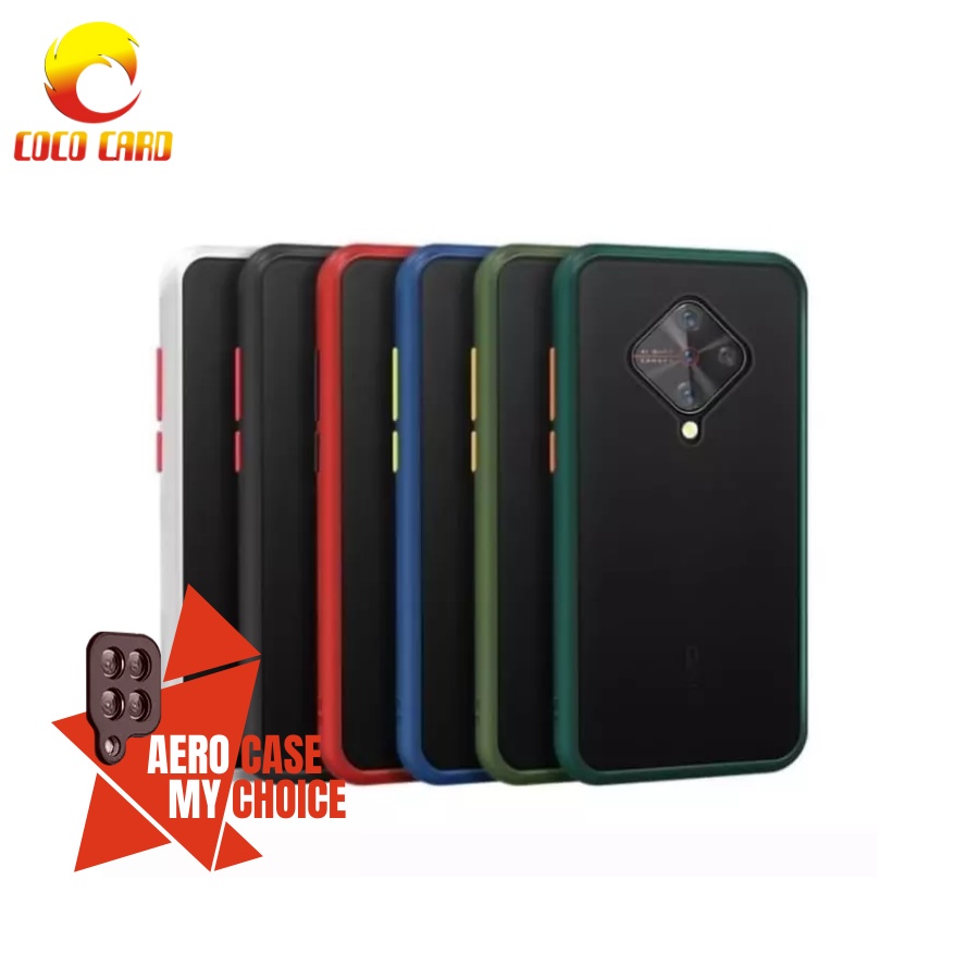 SOFTCASE MY CHOICE VIVO Y9S / V17 / S1 PRO  - AERO CASE / IPAKY / BLACKMATTE / ANTICRACK