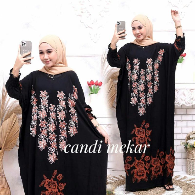 Gamis Kaftan Sogan Candi Mekar