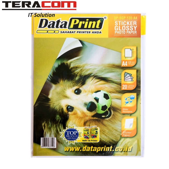 

Kertas Foto Stiker A4 DATAPRINT 135 Gr Murah