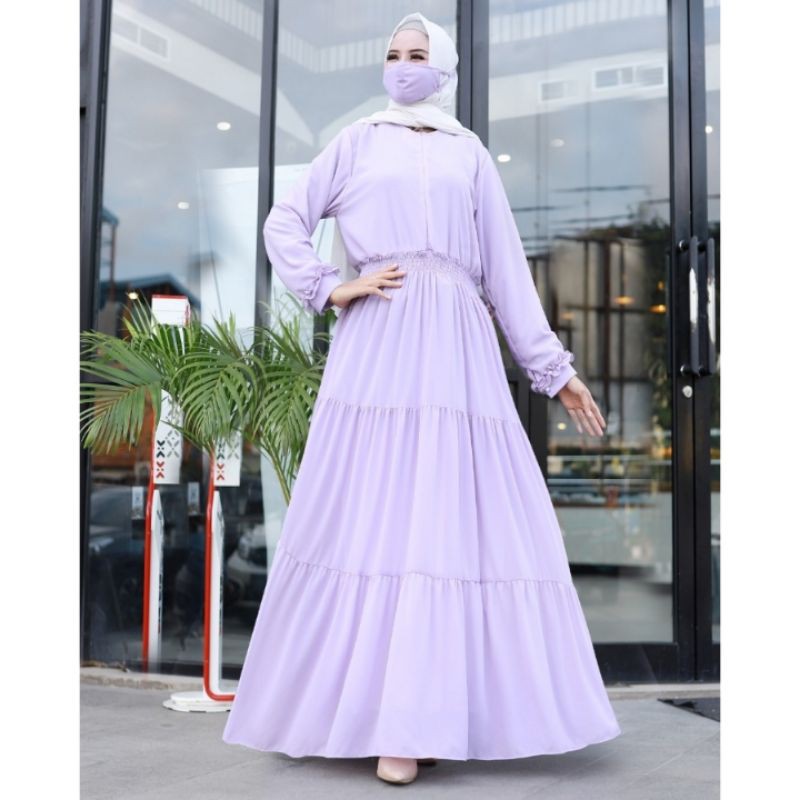 GAMIS CERUTI MURAH / GAMIS POLOS CERUTI UMPAK / BAJU POLOS GAMIS CERUTI POLOS REMPEL SYARI GAMIS
