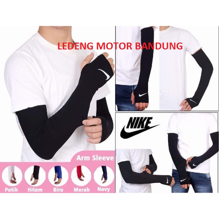 Arm Sleeve Manset Slim Sarung Tangan Kiper Sepada Motor Anti Sinar UV