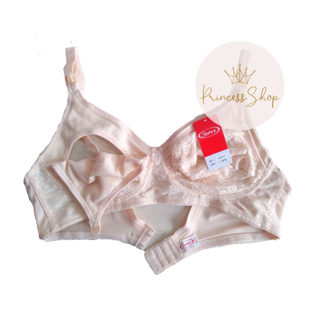 Bra Bh Ibu Menyusui Sorex 01017 Tanpa Kawat/ Nursing Bra Best Seller