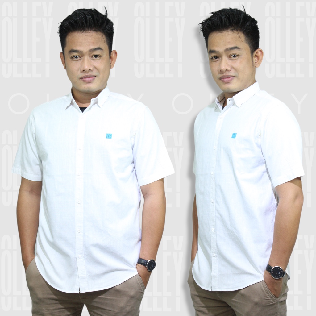 Kemeja pria lengan panjang / Kemeja sablon / Kemeja distro / Kemeja OLLEY