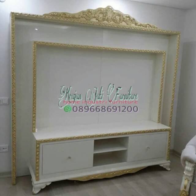 Meja tv LED eropa/bufet tv LED mewah/diswar tv