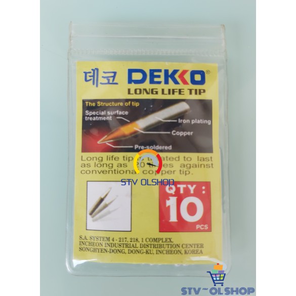 Mata/Ujung Solder Dekko/Tip Solder DCS 30 Korea