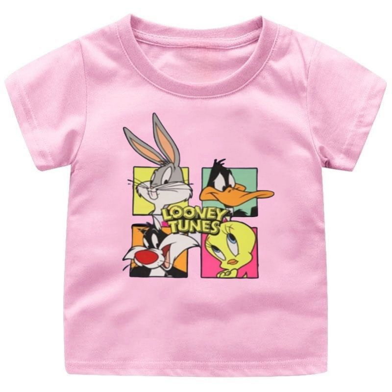 baju kaos anak cewek- cowok 1-12 tahun gambar looney tunes baju kaos anak cewek /cowok ..