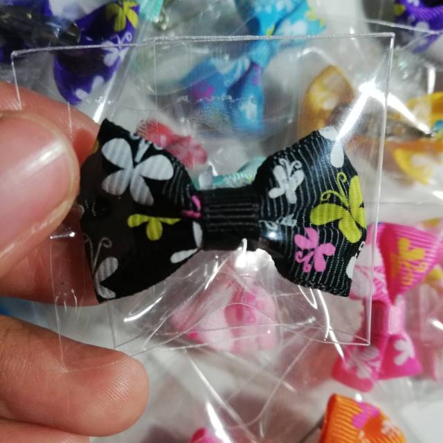 

[Youkana] Bros Pita Grosgrain Mini Motif GG KUPU Desa Pernik