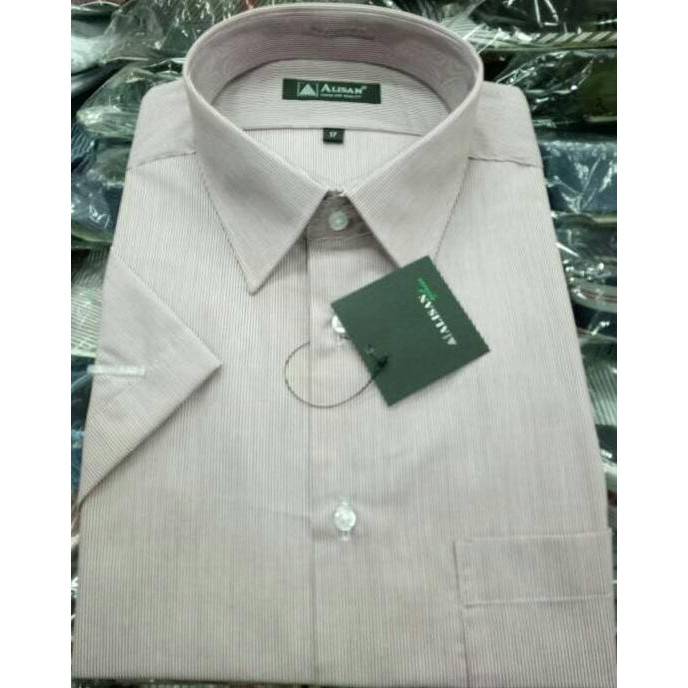 Kemeja Alisan Motif Pendek Ukuran 17 - 17.5 Xxl - Xxxl Top Quality