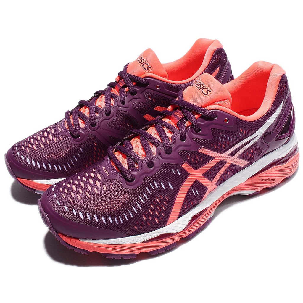 Asics Gel Kayano 23 Dark Purple Running Sports Original 100 Shopee Indonesia
