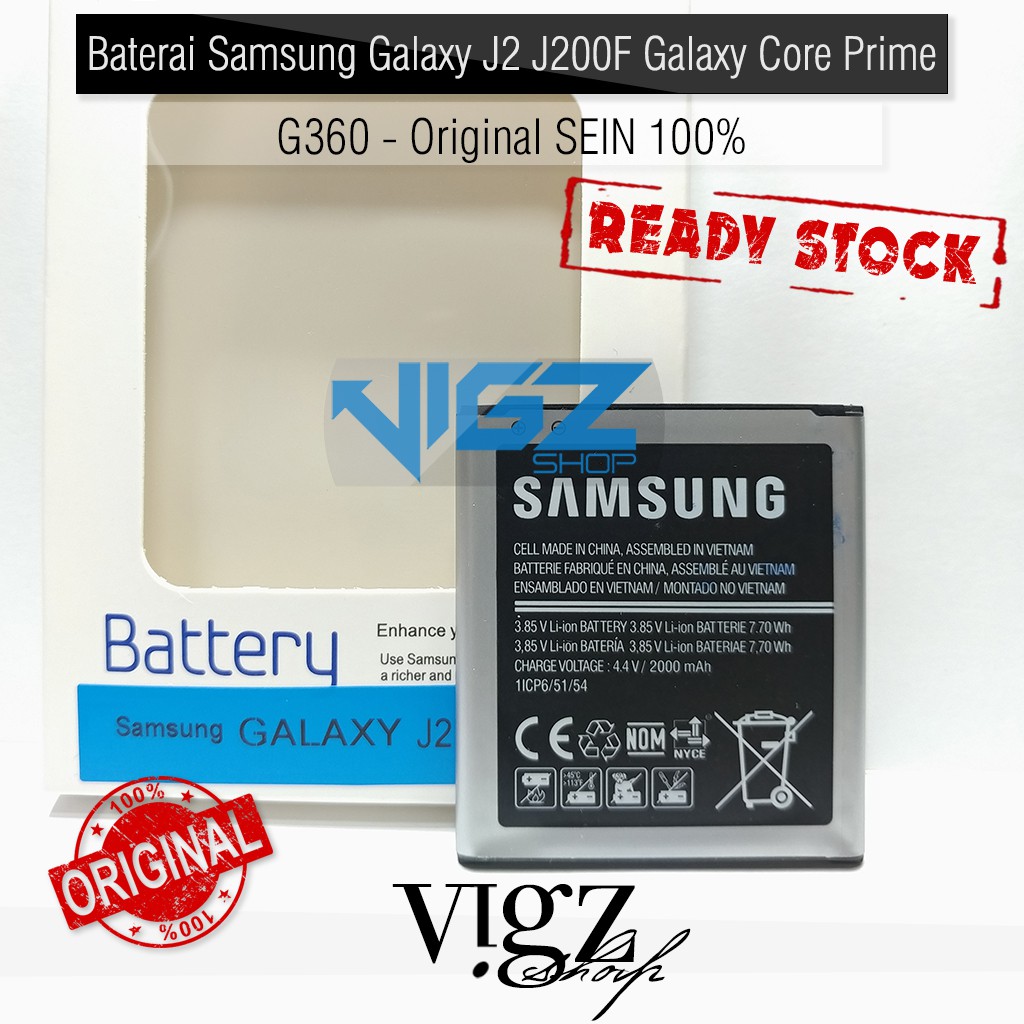 Baterai Samsung Galaxy J2 J200g J200f 2015 Galaxy Core Prime G360 Original Sein 100 Shopee Indonesia