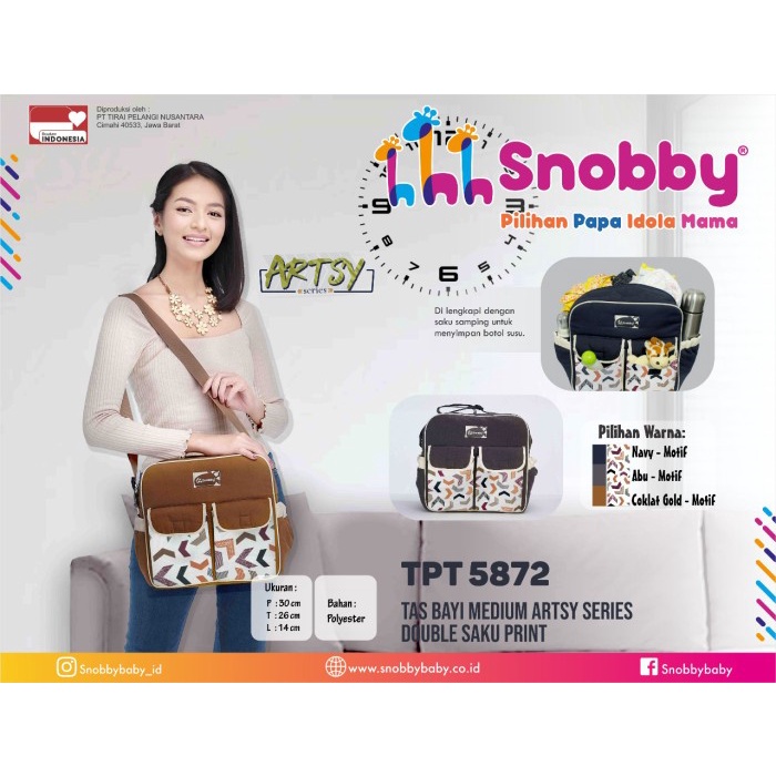 Tas Bayi Diapers Bag Jumbo Traveling Promo Elegan Hemat C9B3 Vintage Canvas Import Termurah Terbaru 