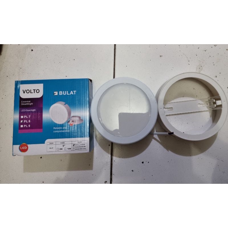 Volto led panel ib dan ob tanam dan tempel 15w. downlight led 2 in 1 plavon