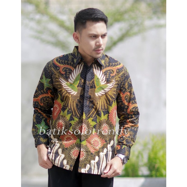 MOTIF 40 ( FULL FURING )KEMEJA/BAJU BATIK PRIA MURAH PANJANG