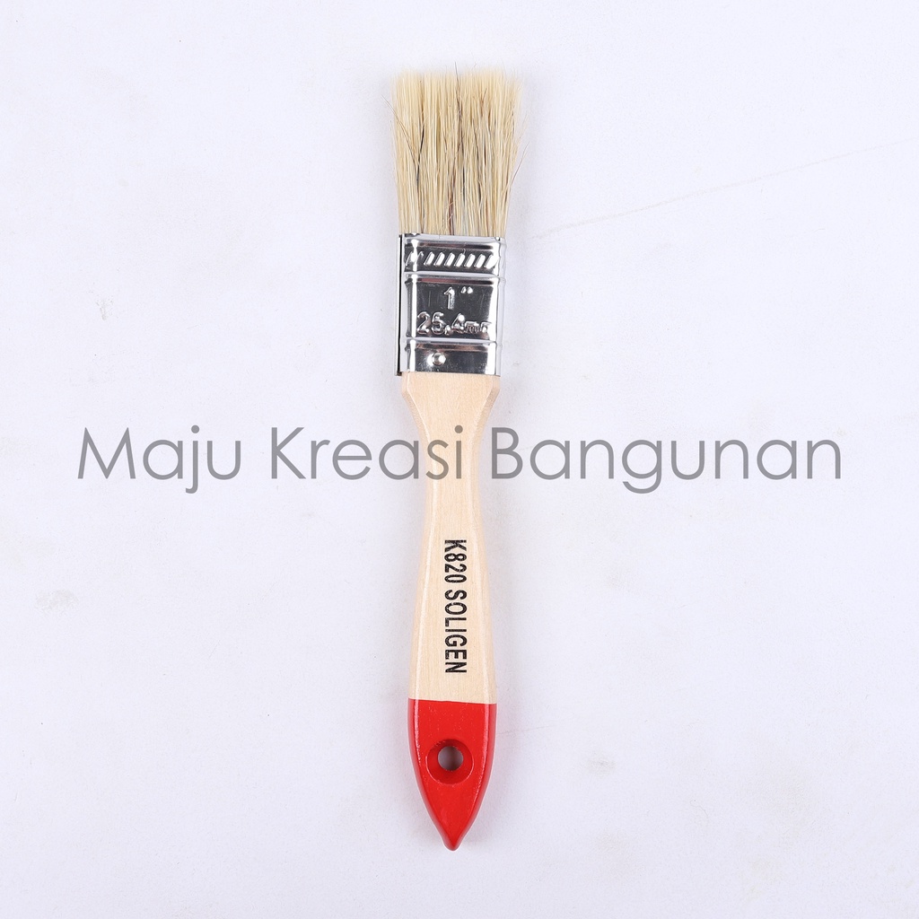 Kuas Cat Soligen 1&quot; Inch K820 Kayu Paint Brush 820K Tembok Dinding Inci In