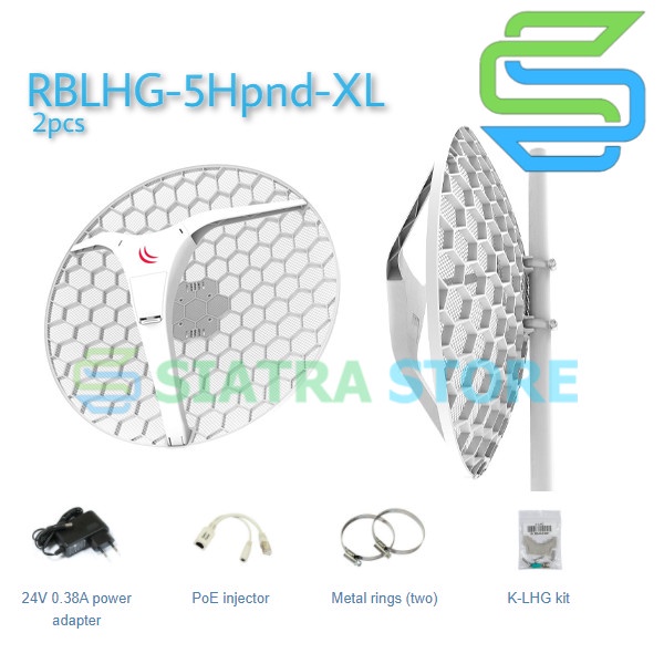 MikroTik LHG XL HP5 RBLHG-5HPnD-XL 2 Pcs/Pack