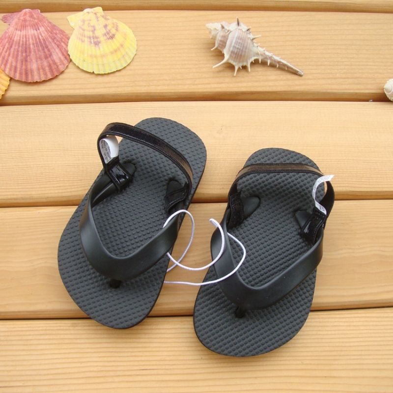 Sandal jepit anak polos / sandal anak baby motif Tengkorak Ikan / Sandal anak tali belakang Promo New