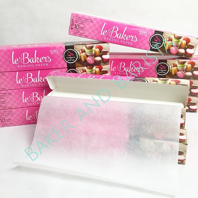 

LAINNYA-KEMASAN-MINUMAN- LE BAKERS BAKING PAPER / KERTAS PANGGANG QUALITAS EXPORT -MINUMAN-KEMASAN-