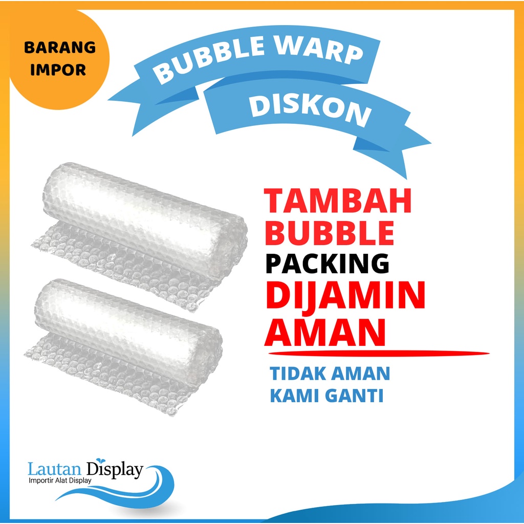 

Extra Packaging Tambahan Bubble Wrap Untuk Packing - Bubble Wrap
