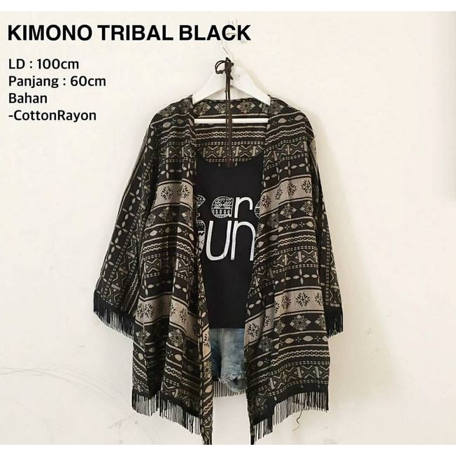 tribal kimono cardigan