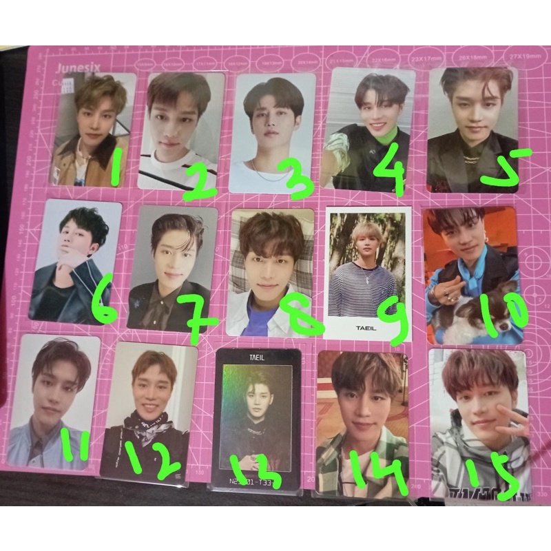 Official photocard taeil nct sticky universe photobook resonance departure regulate Ace kit 2019 ar 