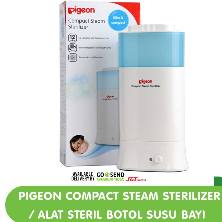 PIGEON Compact Steam Sterilizer Steril Botol Susu Bayi