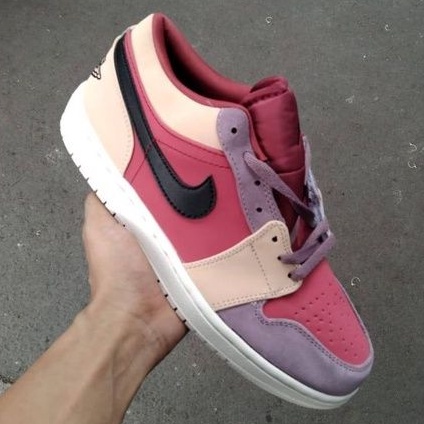 Sepatu Nike Air Jordan 1 Low Canyon Rust Maroon Brown Coklat Premium