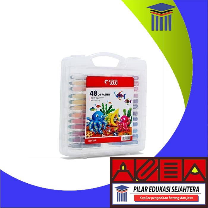 

CRAYON / OIL PASTEL TITI-JOYKO ISI 48 WARNA MURAH