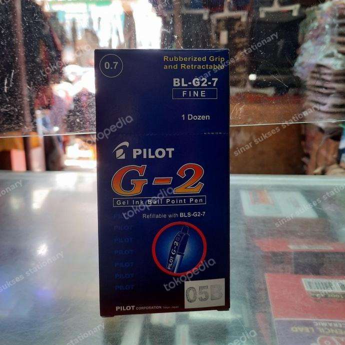 

pen pilot G2 / ballpoint pilot g2 / gel ink ball point pen pilot G2 - Hitam, 07