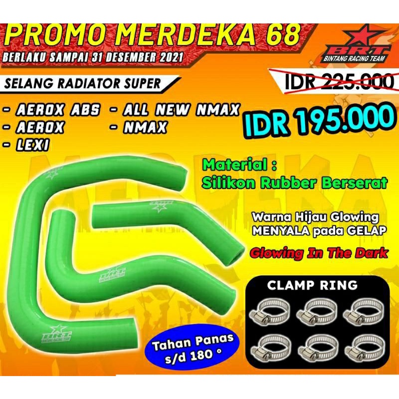 selang radiator brt nmax aerox lexi