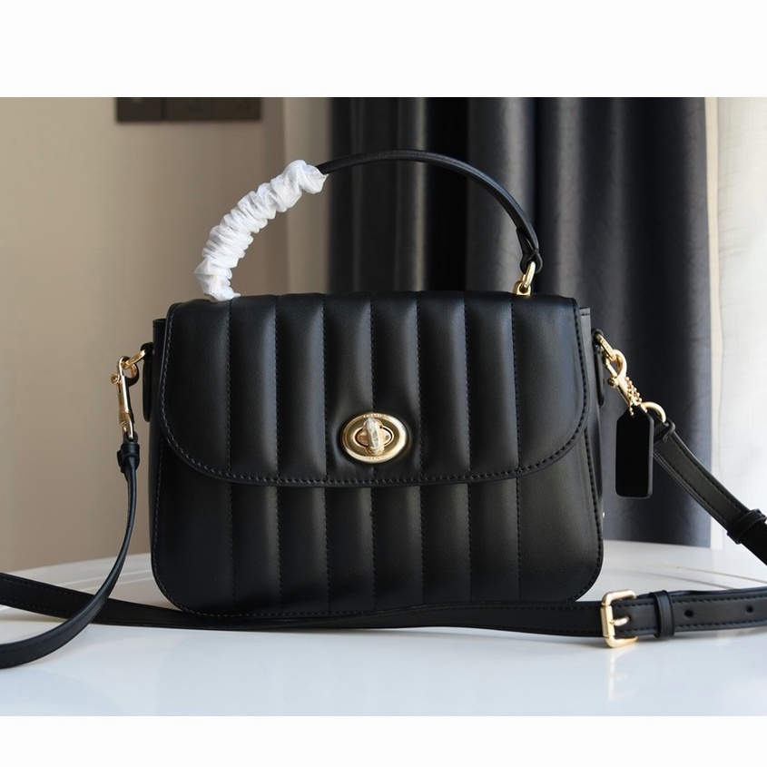 [Instant/Same Day]  1558 coach Top Handle Satchel Women Crossbody bag hand bag Sling Bag   ycb