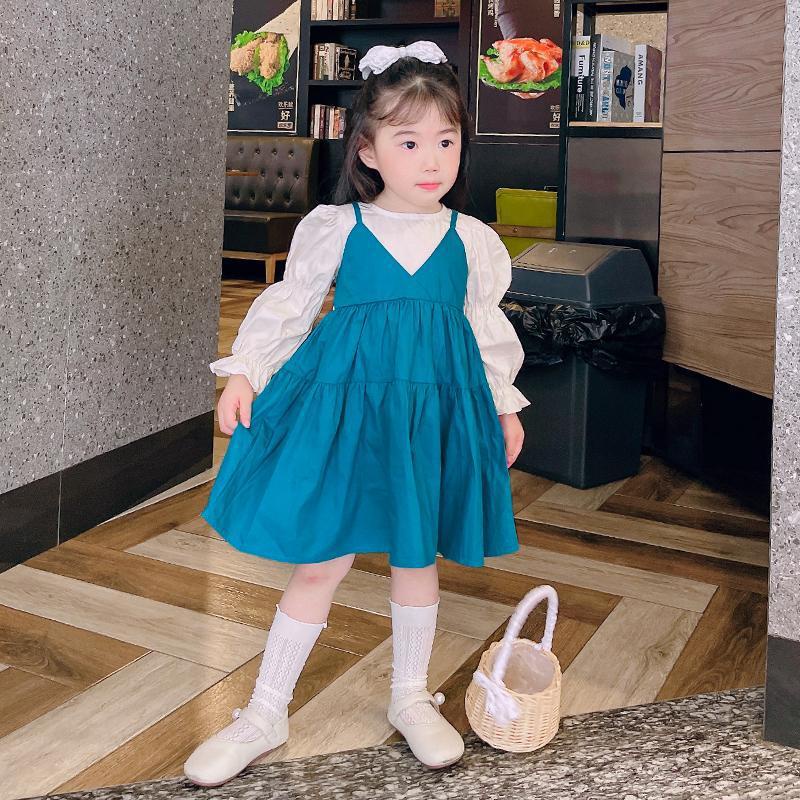 LittleAaron DRESS RACHELYN RIBBON EBV Baju Dress Anak Perempuan Import