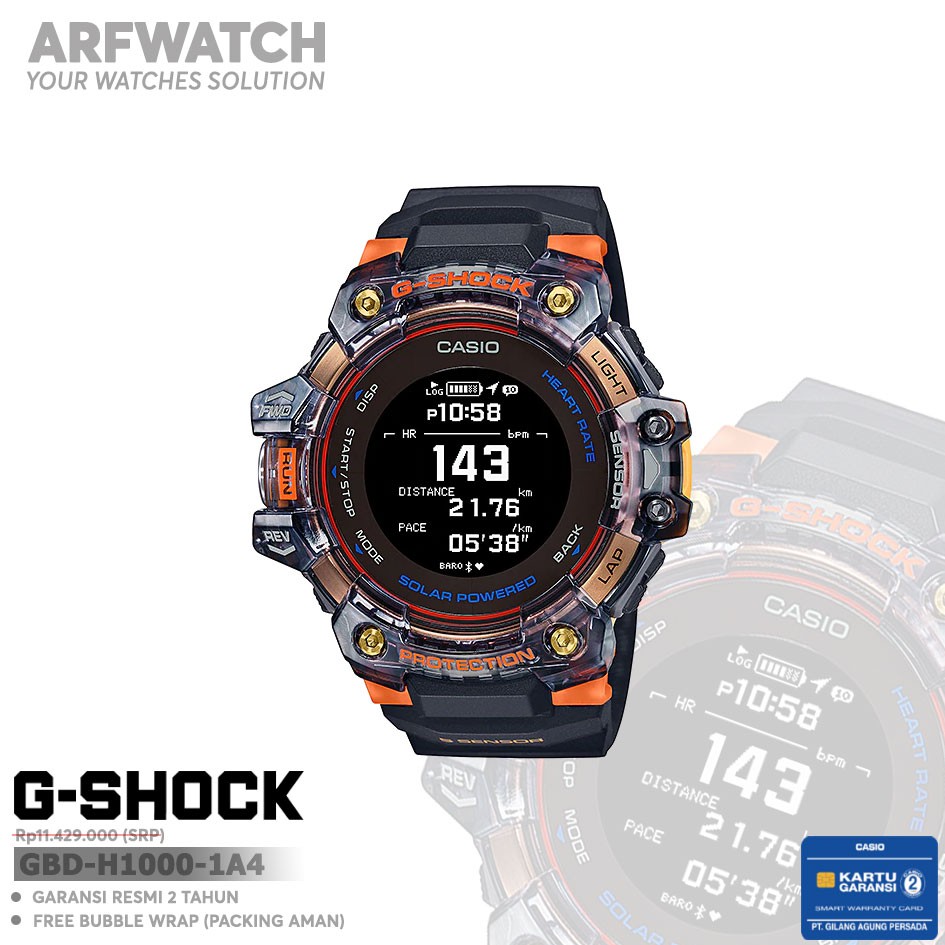 Casio G-Shock GBD-H1000-1A4 / GBD-H1000-1A4DR Original