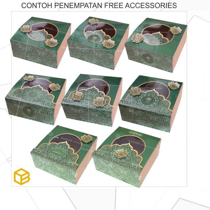 

Cake Box Packaging Hampers Len Kotak Kue Idul Fitri Kemasan | CB2210 IF 4N4