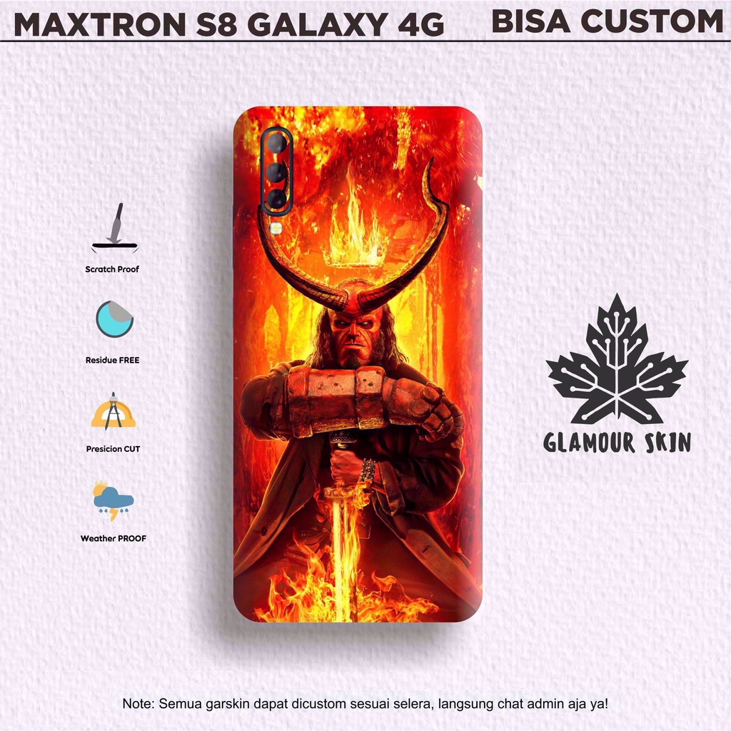 *Dapat2PCS* MAXTRON S8 GALAXY 4G Garskin Case/Stiker Protector Free Customs & COD Variasi