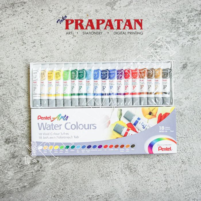 

Pentel Watercolor / Cat air Pentel 18 warna