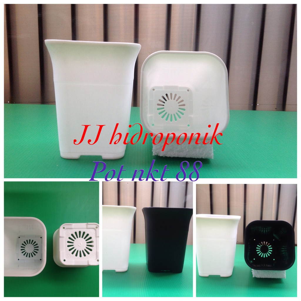 Pot plastik CANTIK MINIMALIS warna pastel