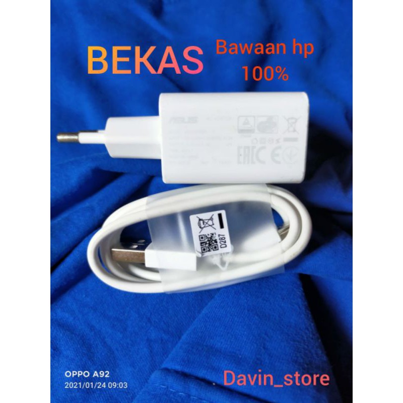 Charger Asus M2 M1 Max ORI bawaan hp