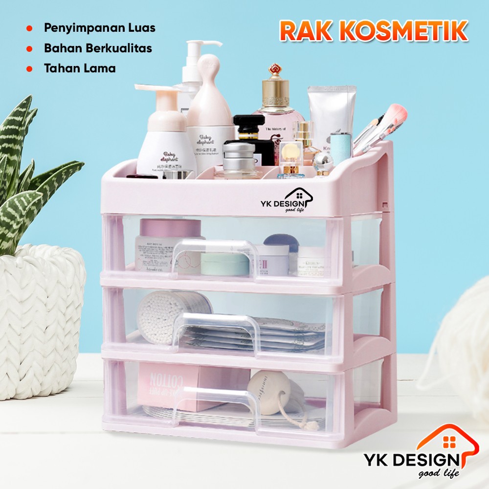 YK DESIGN RAK Kosmetik Rak Penyimpanan Rak Make UpTempat Penyimpanan alat tulis &Kosmetik YK-119