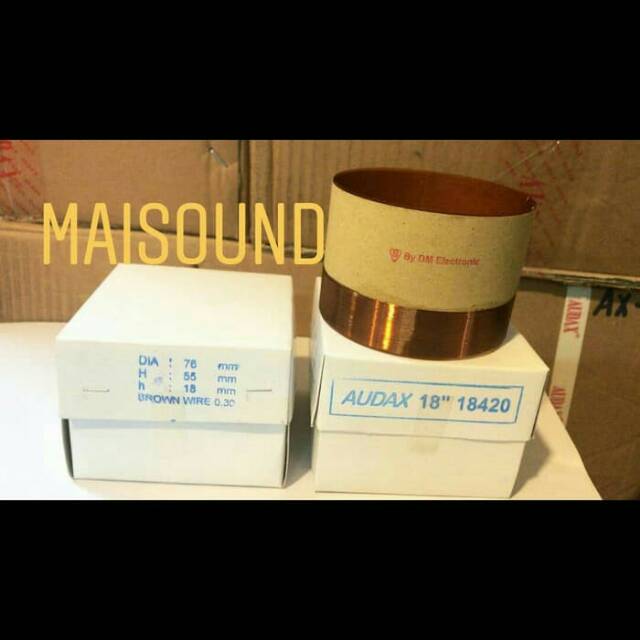 SPUL SPEAKER AUDAX 18 Inch 18420 spool